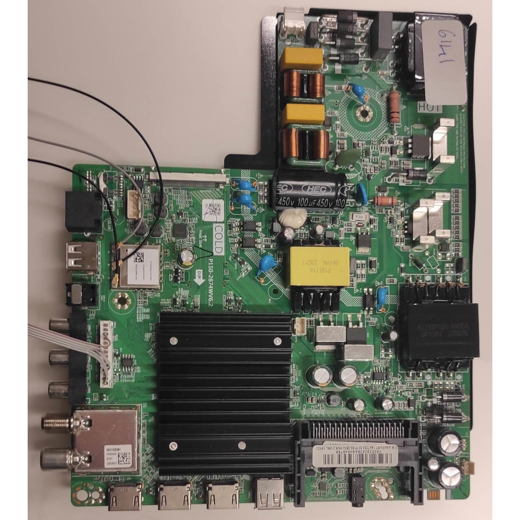 HI-LEVEL HL55FMN252-0276 ANAKART, P150-2874WV6.2 