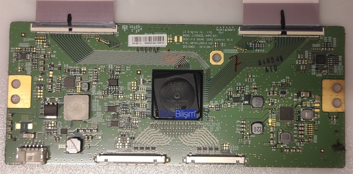 6870C-0561A H/F, 6871L-4050AE, V15 55UHD 120HZ CONTROL 0.5, PHILIPS 55PUS6501/12 T CON BOARD   