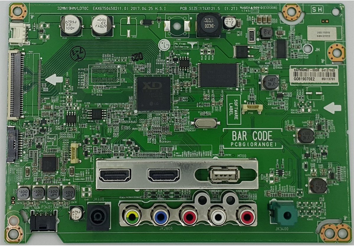 LG 32MN19HM-P  ANAKART,  EAX67504502(1.0), EBT64127003, 64127003