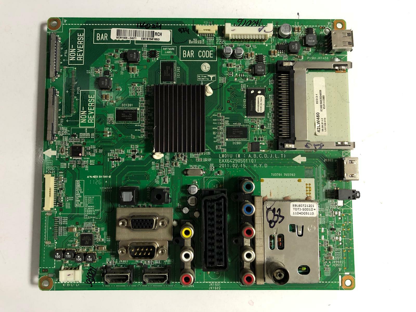 LG 42LW5400 ANAKART, EAX64290501, EBT61581653