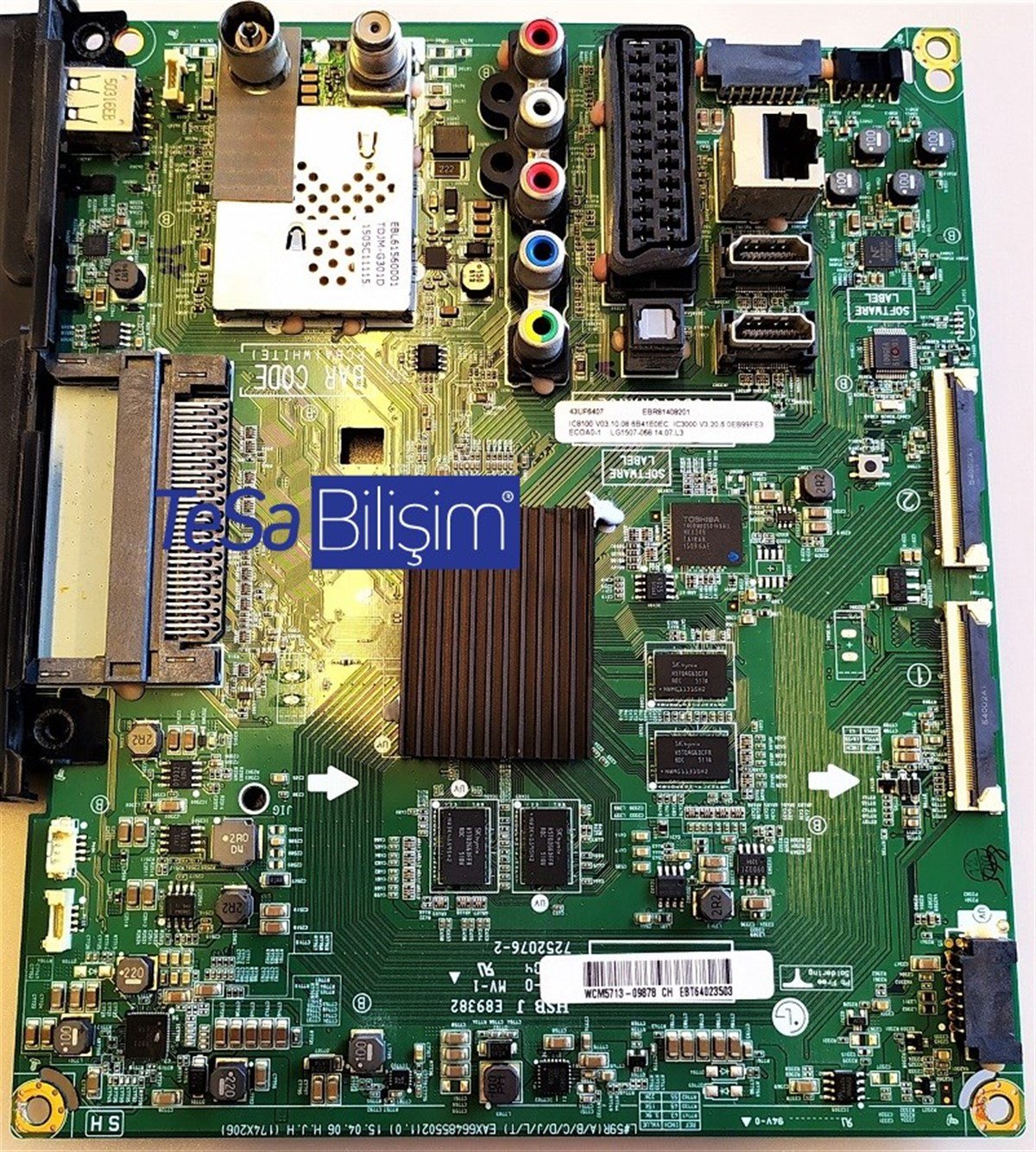 LG 43UF6407 49UF6407 ANAKART EAX66485502(1.0) EBT64023503