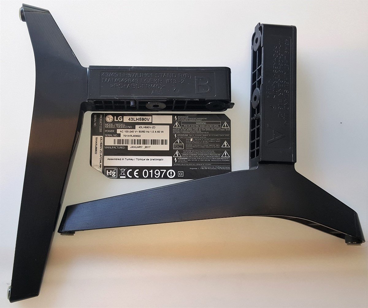 LG 43UH610V, AYAK, TV AYAĞI, AYAK APARATI