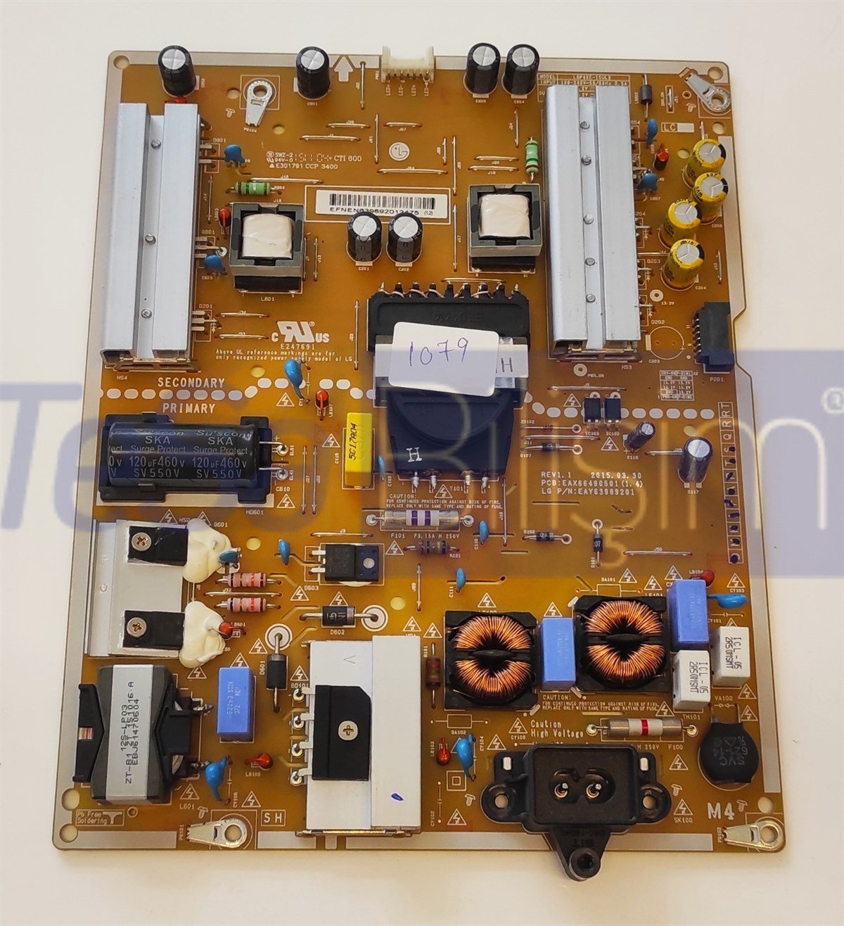 LG 49UF6807 BESLEME KARTI LGP49E-15UL2 EAY63989201 EAX66490501 (1.4)