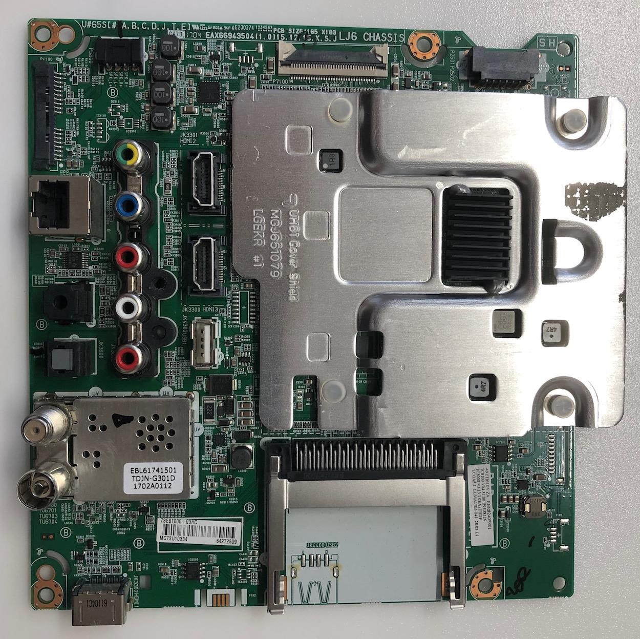 LG 49UH610V ANAKART, 64272509, EAX66943504 (1.0)