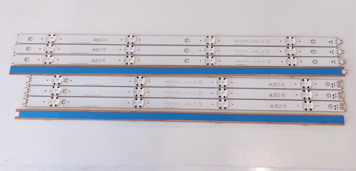 LG 49UH650V-ZB LED BAR TAKIM, 49UH65_UHD SSC_49İNCH_UHD_A, HC490DGN-ABRC1-214X