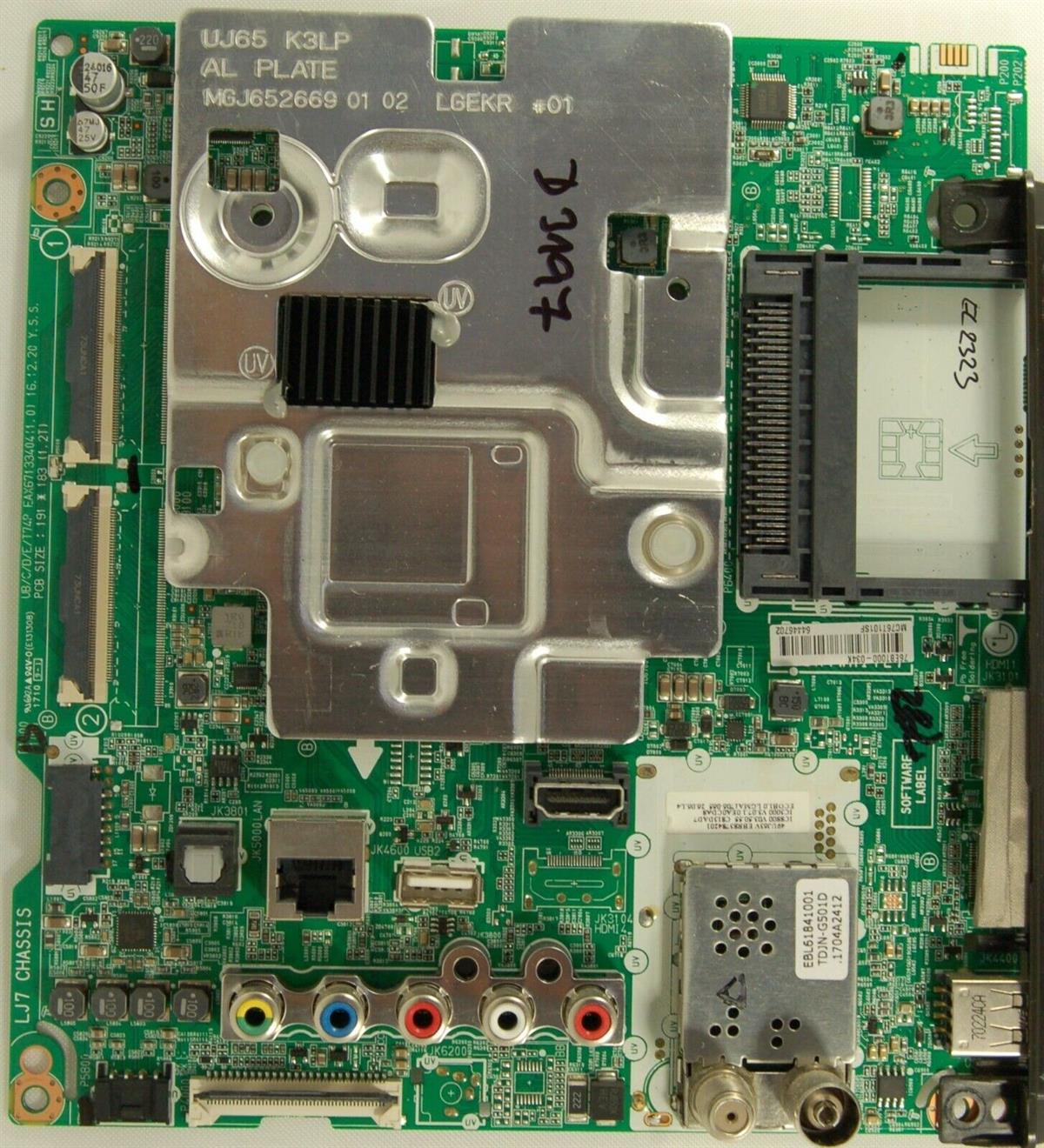 LG 49UJ6307 ANAKART,  EAX67133404(1.0), EBR83784201, EBT64446702