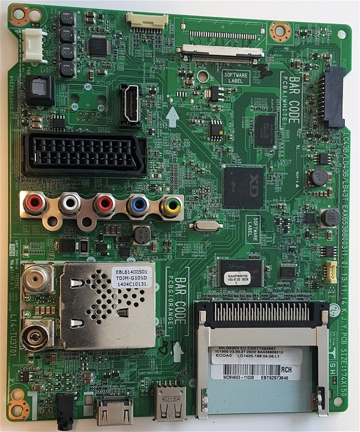 LG 55LB620V ANAKART EAX65388003(1.0) EBR77562867 EBT62973040