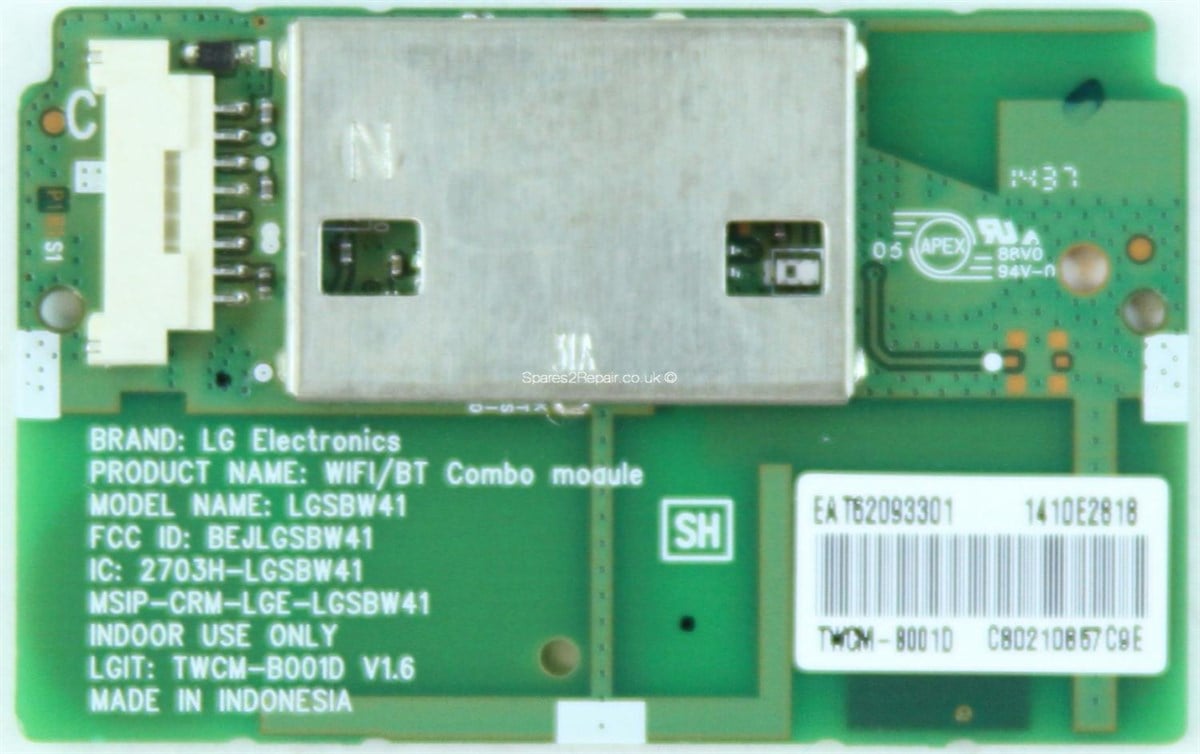 LG 55UB850V WİFİ MODÜLÜ WİFİ APARATI EAT62093301