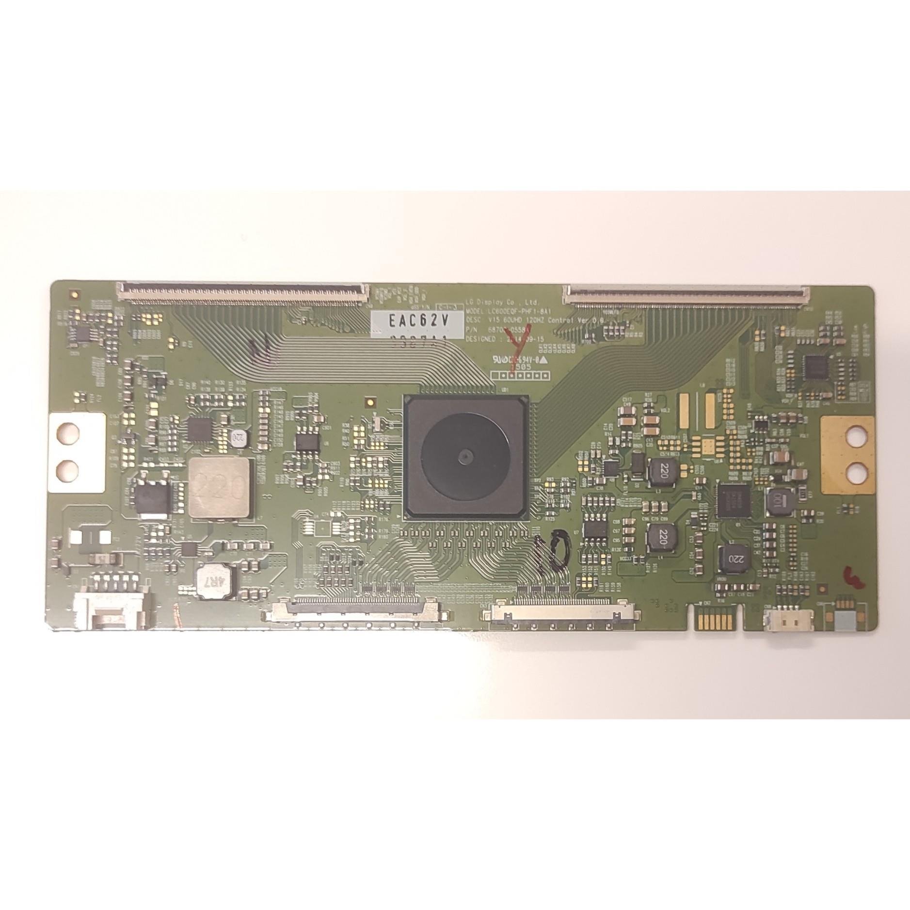 LG 60UF950V T-CON BOARD, 6870C-0558A, LC600EQF-PHF1-8A1