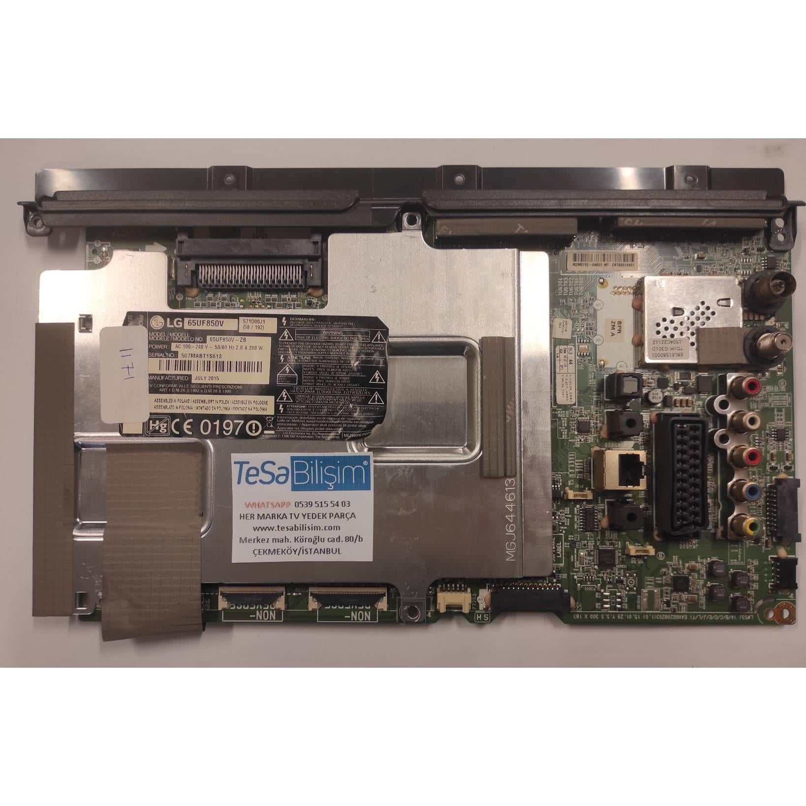 LG 65UF850V ANAKART, EBT63519451, EAX66208203(1,0))