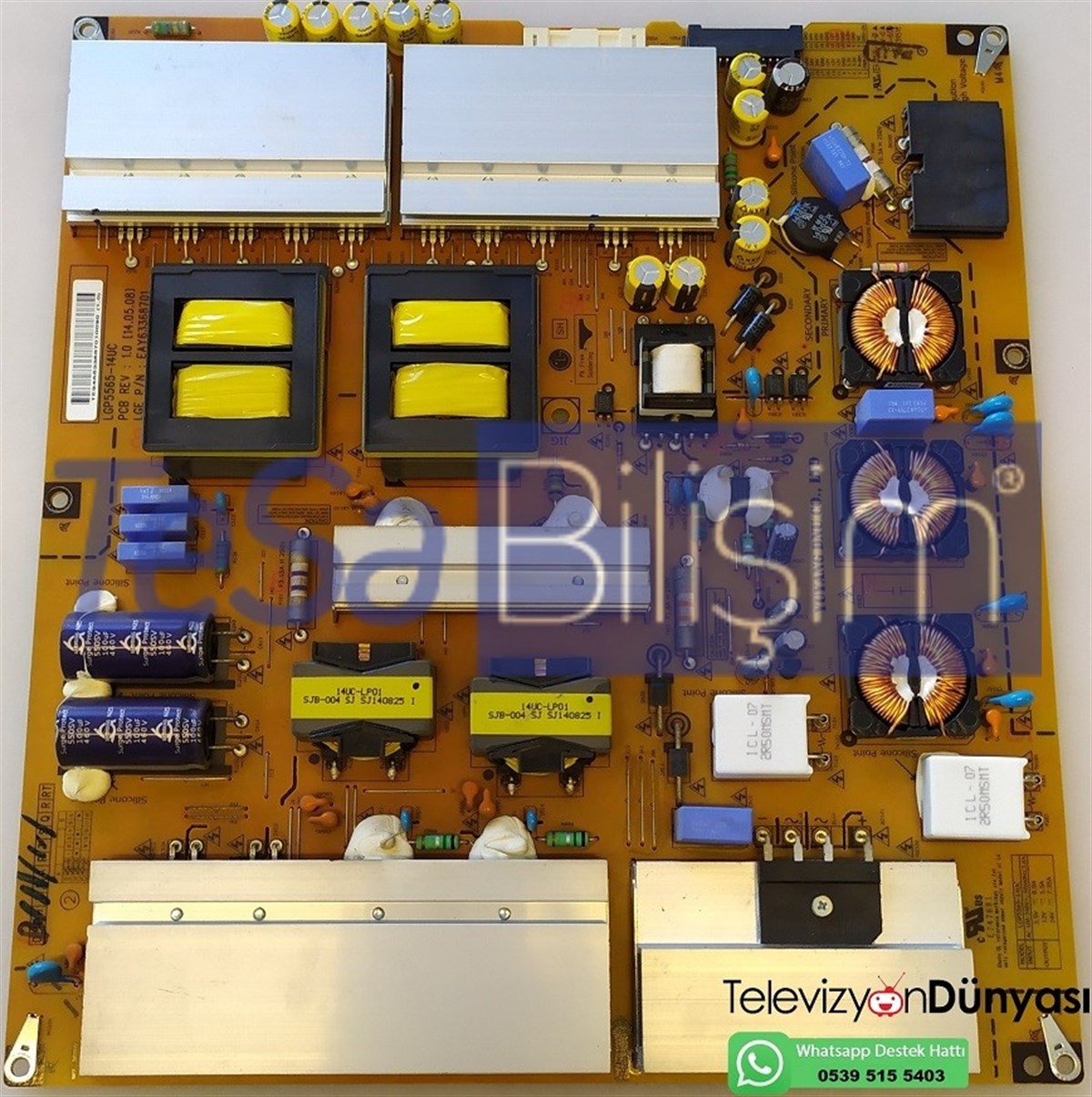 LGP5565-14UC EAY63368701 LG 55UC970V-ZA 65UC970V-ZA BESLEME KARTI