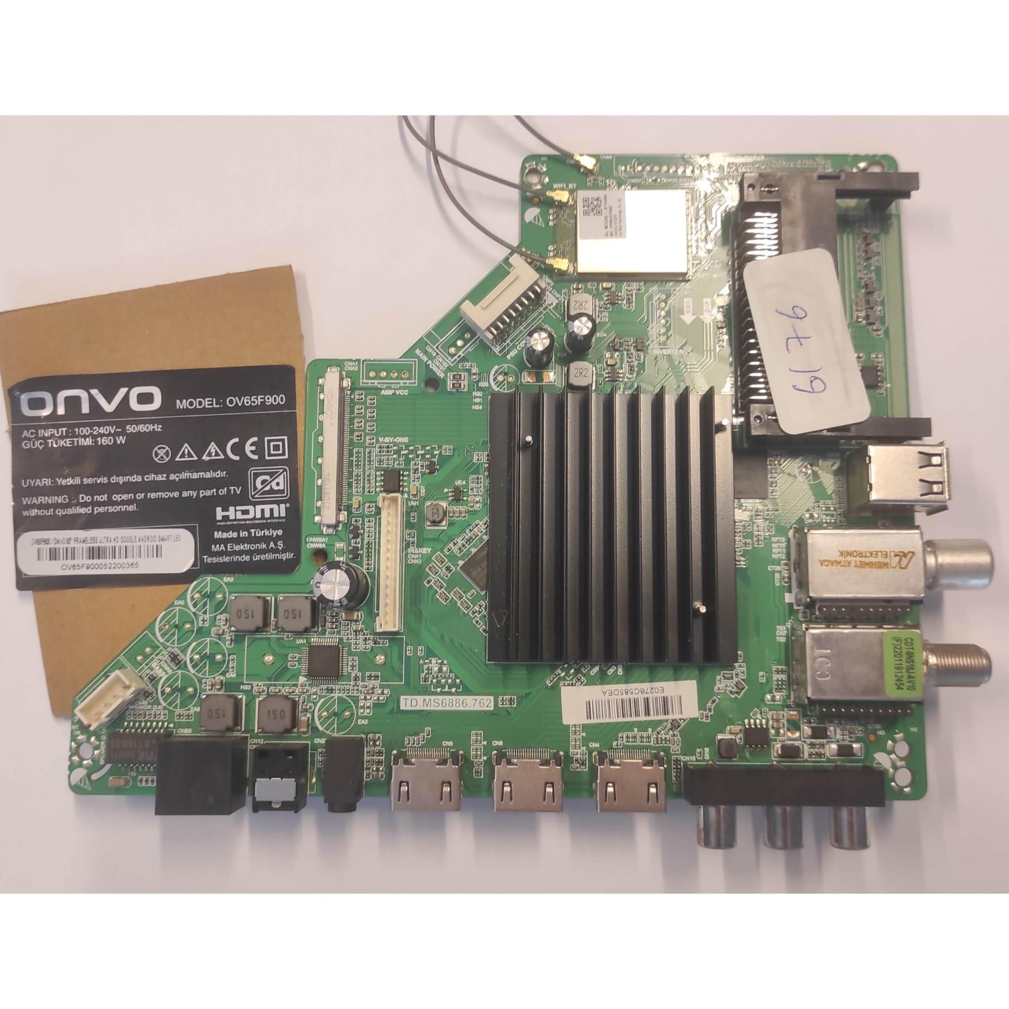 ONVO OV65f900 ANAKART , TD.MS6886.762 , CX650DLEDM   ONVO OV65f900 ANAKART , TD.MS6886.762 , CX650DLEDM   