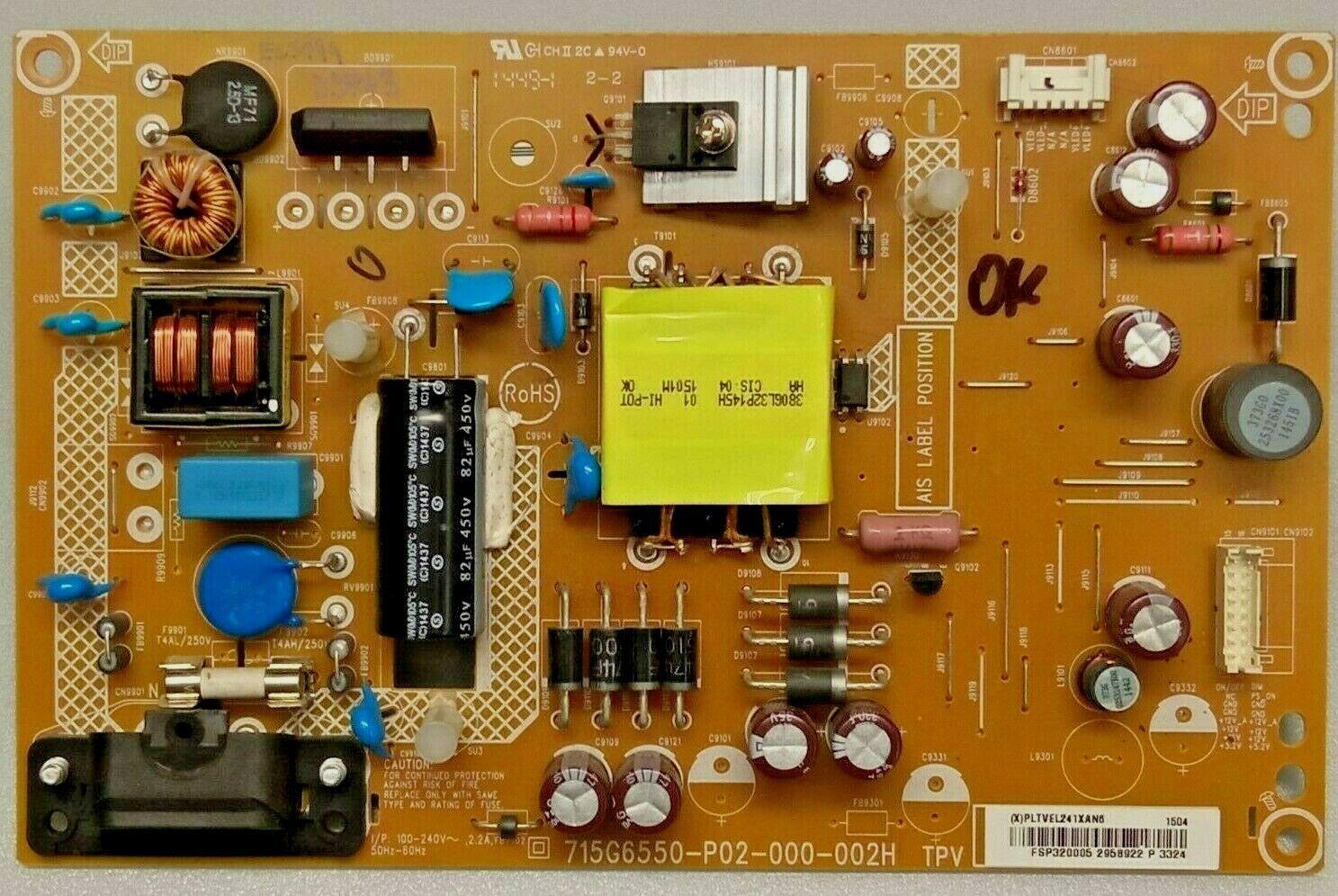 PHILIPS 32PFK4100/12 BESLEME KARTI, 715G6550-P04-000-002M