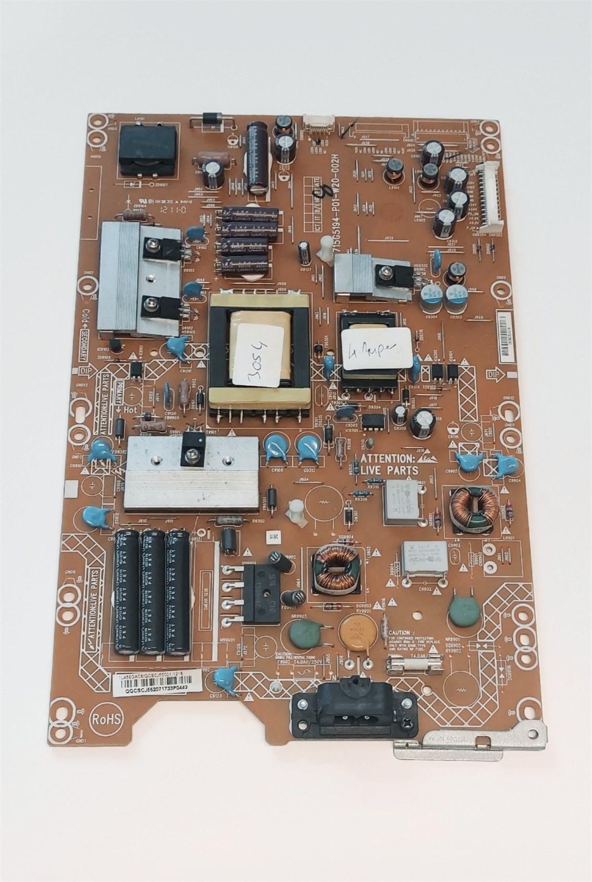 PHILIPS 32PFL3517H/12 BESLEME KARTI 715G5194-P01-W20-002H