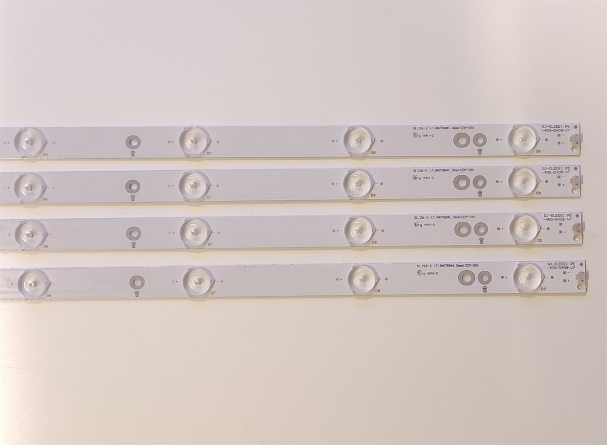 PHILIPS 40PFK6510 LED BAR TAKIM GJ-2K15 D2P5-400-D409-C4