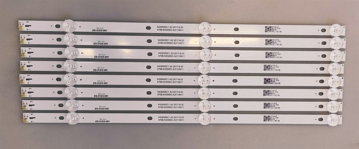PHILIPS 43BDL4012N/62 LED BAR K430WDC1 A1 4708-K43WDC-A1113N11