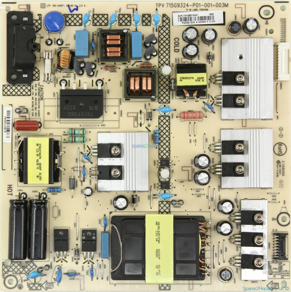 PHILIPS 43PUS6503/62 BESLEME KARTI, 715G9324-P01-001-003M