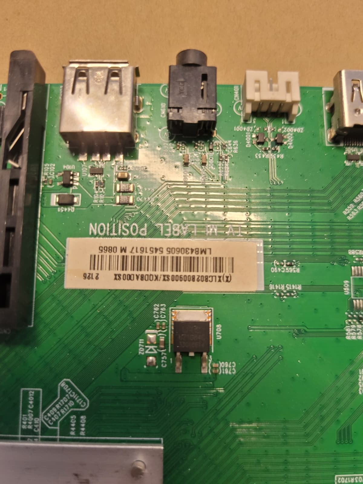 Philips 43PUS7906/62 Anakart , 715GB868-M0B-B03-004B , XLCB02B00900SX 