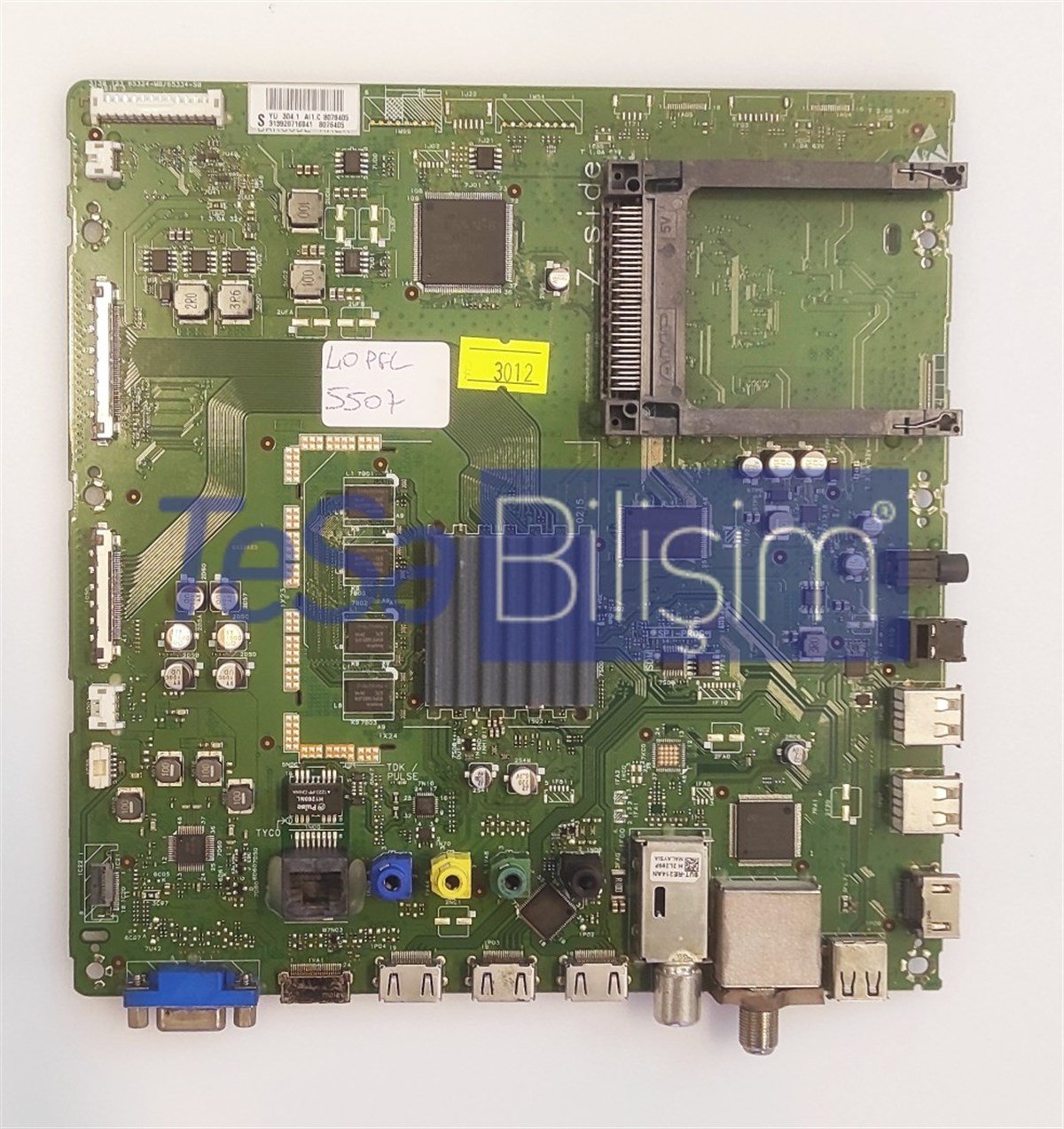 PHILIPS 46PFL5507K/12 ANAKART 313929716941 3139 123 65324-MB 65334-SB WK1216.3 LTA460HW04-001