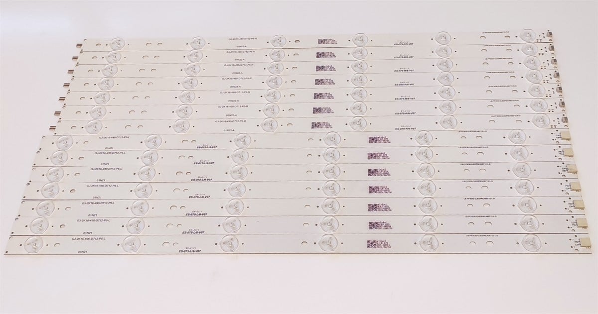 PHILIPS 49PUS6101 LED BAR, GJ-2K16-490-D712-P5-L, GJ-2K16-490-D712-P5-R, TPT490U2-EQYSHM.G