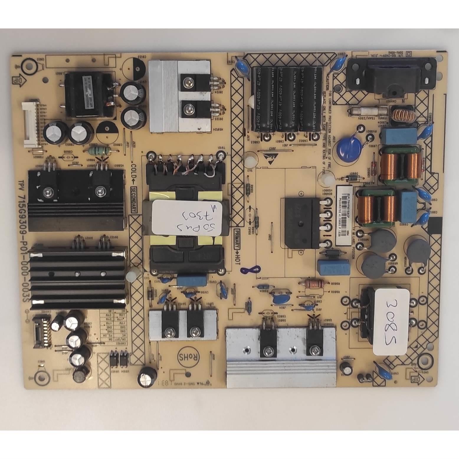 PHILIPS 50PUS7303 BESLEME KARTI,  715G9309-P01-000-003S, (X)PLTVHY401XACPPHILIPS 50PUS7303 BESLEME KARTI,  715G9309-P01-000-003S, (X)PLTVHY401XACP