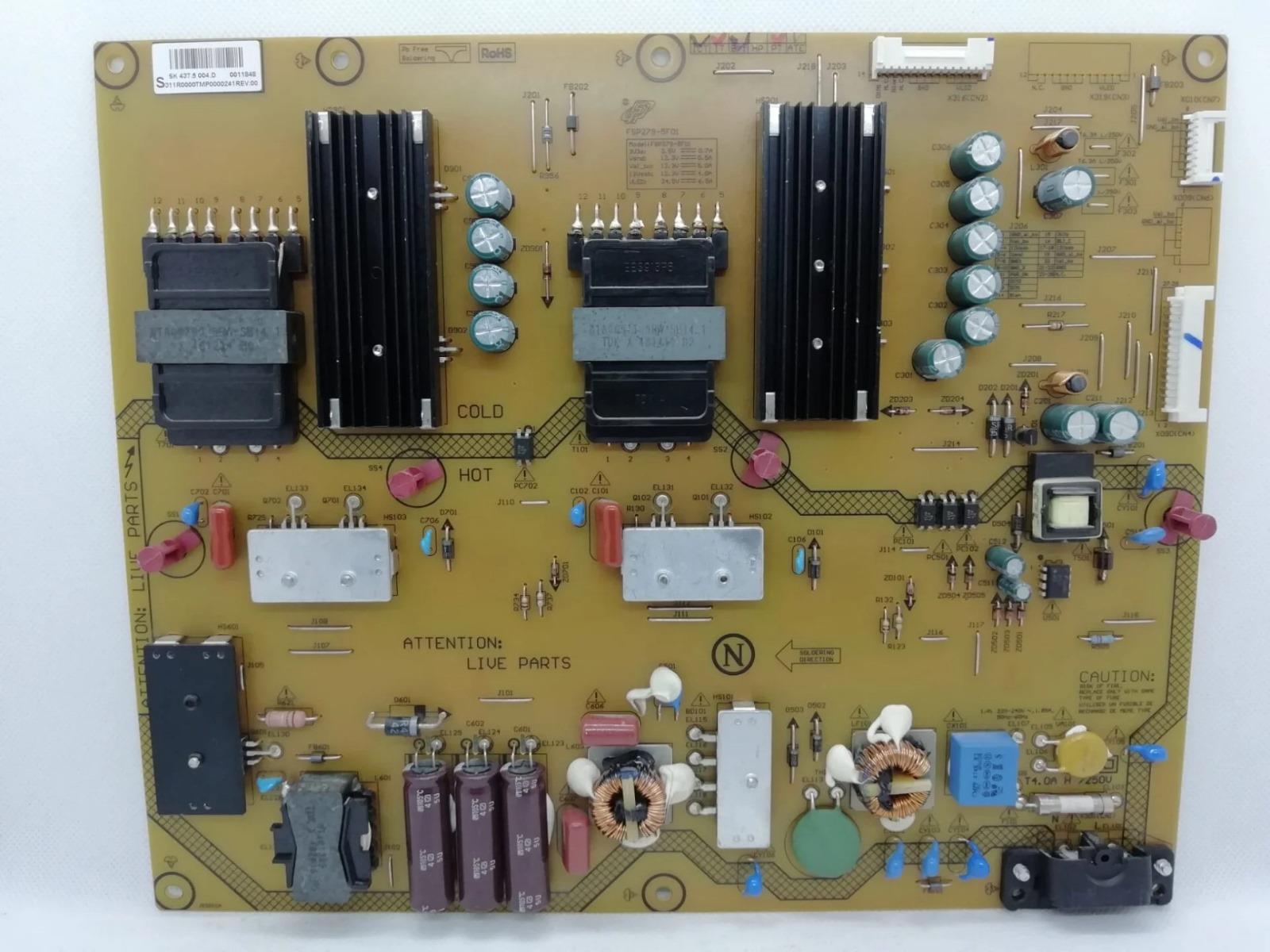 Philips 55PFL8809/12 Besleme kartı  , FSP279-5F01 , 311R0000TMP0000241, REV.00Philips 55PFL8809/12 Besleme kartı  , FSP279-5F01 , 311R0000TMP0000241, REV.00