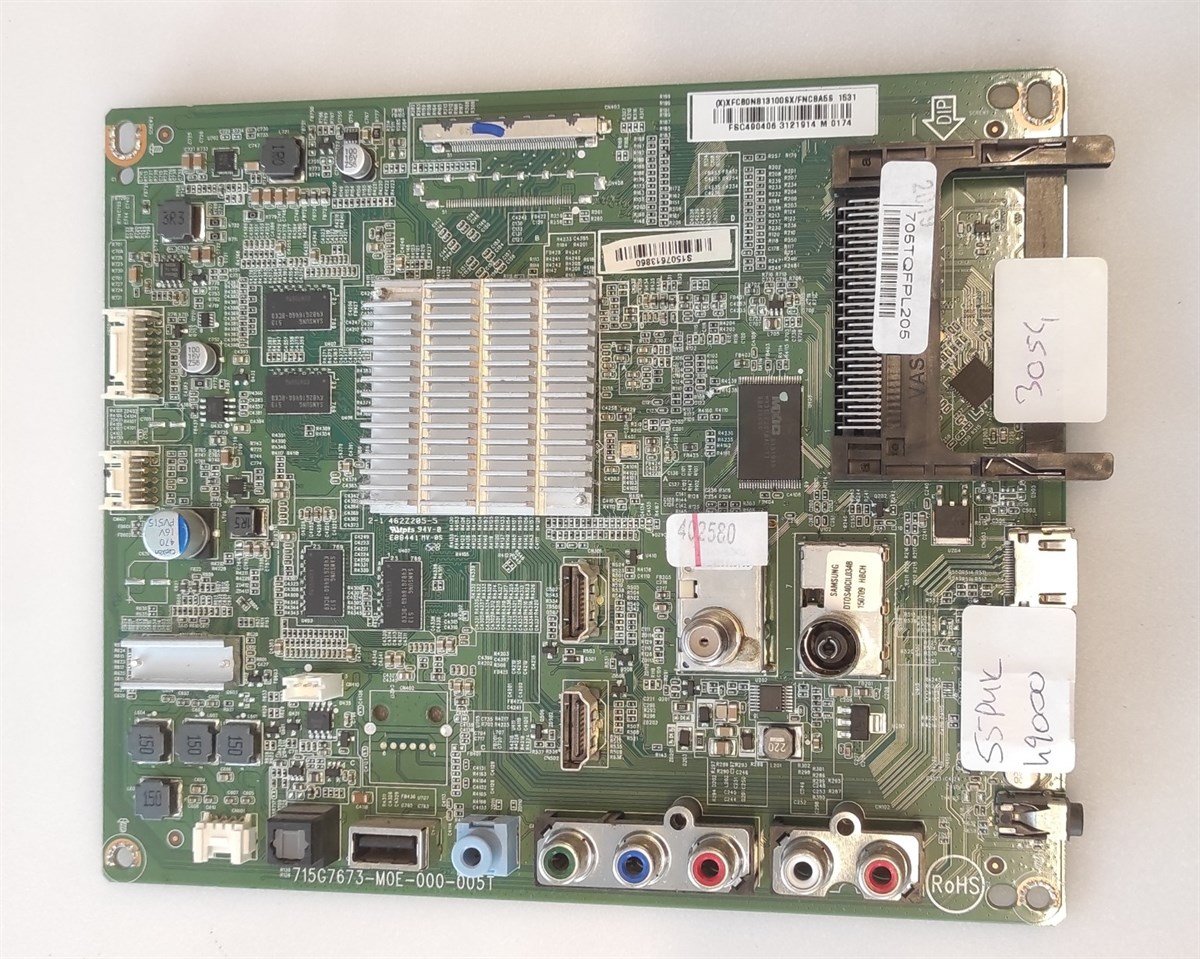 PHILIPS 55PUK4900/12 ANAKART, 705TQFPL205, 715G7673-M0E-000-005T, 715G7673-M01-000-005K