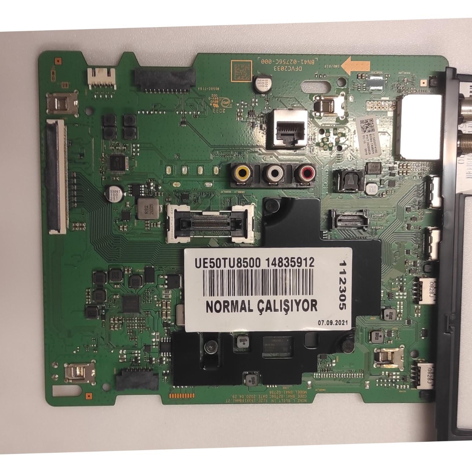 SAMSUN UE50TU8500 ANAKART, BN94-15563H, BN41-02756C