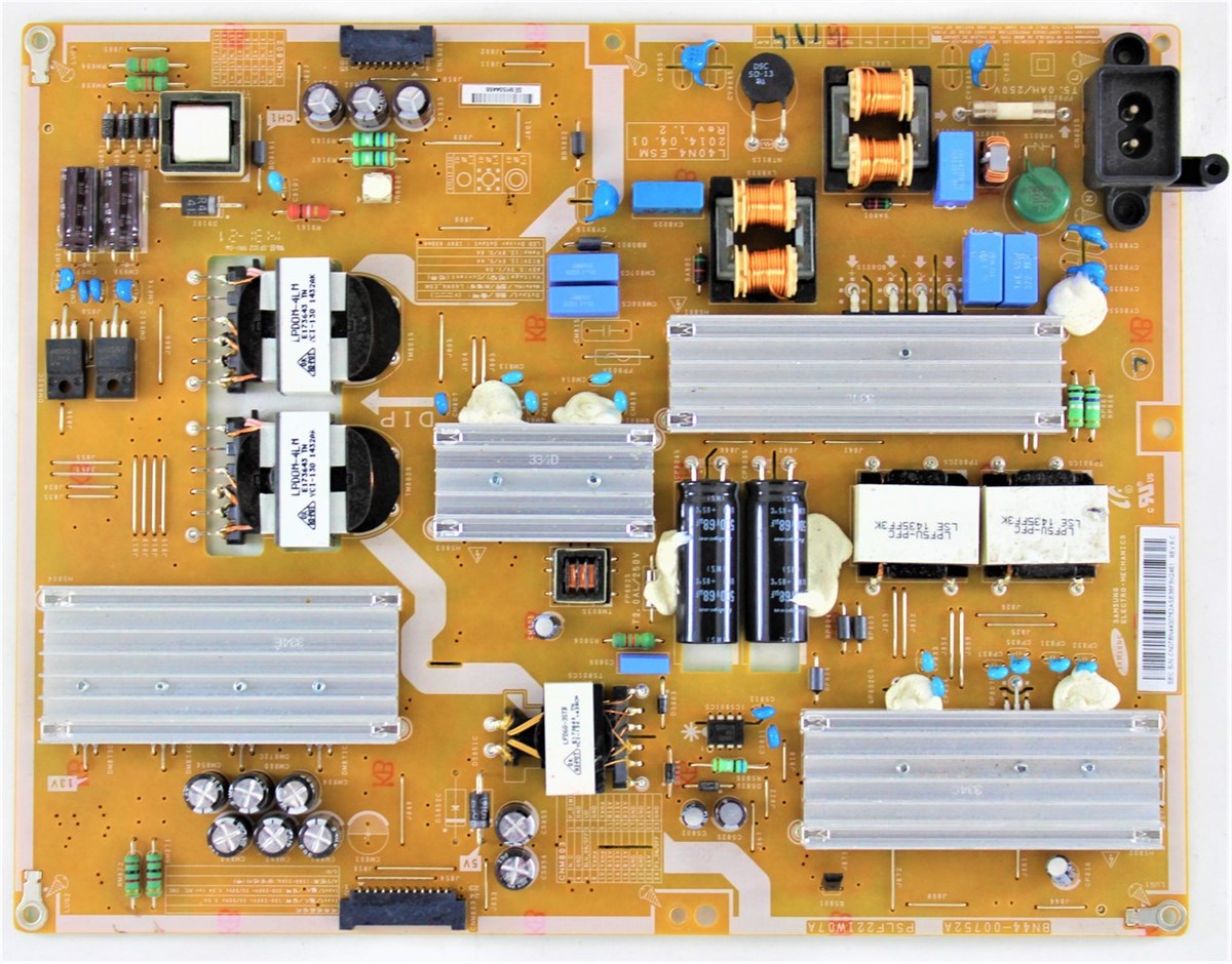 SAMSUNG UE40HU6900S BESLEME KARTI, BN44-00752A, PSLF221W07A, L40N4_ESM
