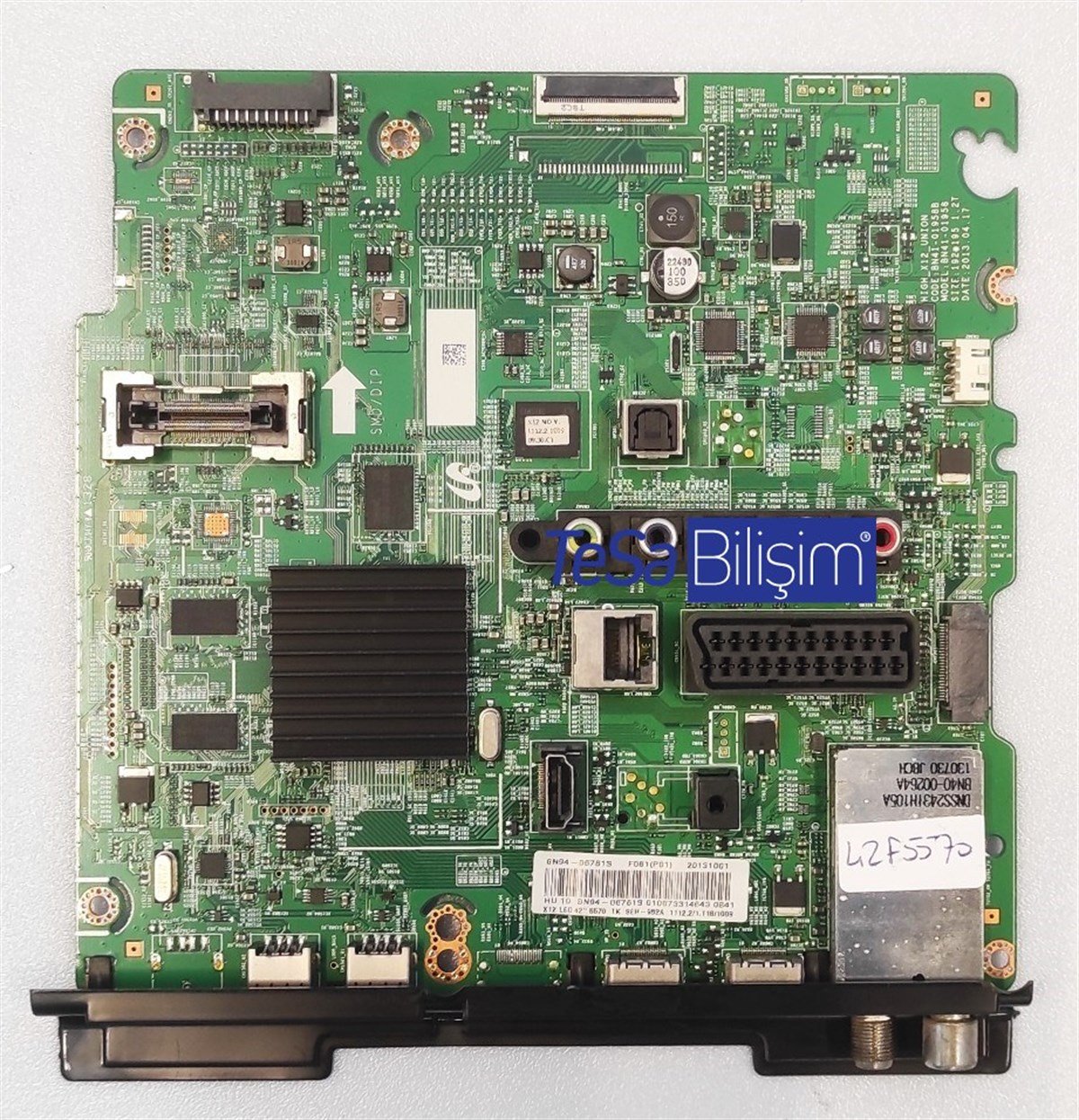 SAMSUNG UE42F5570S ANAKART, BN94-06761P, BN41-01958B, BN94-06761S
