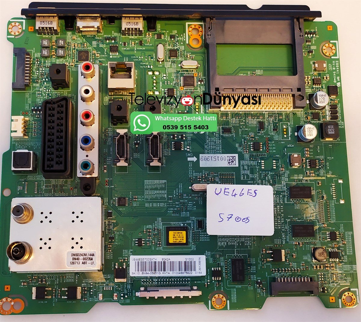 SAMSUNG UE46ES5700S ANAKART BN94-05851G BN41-01812A