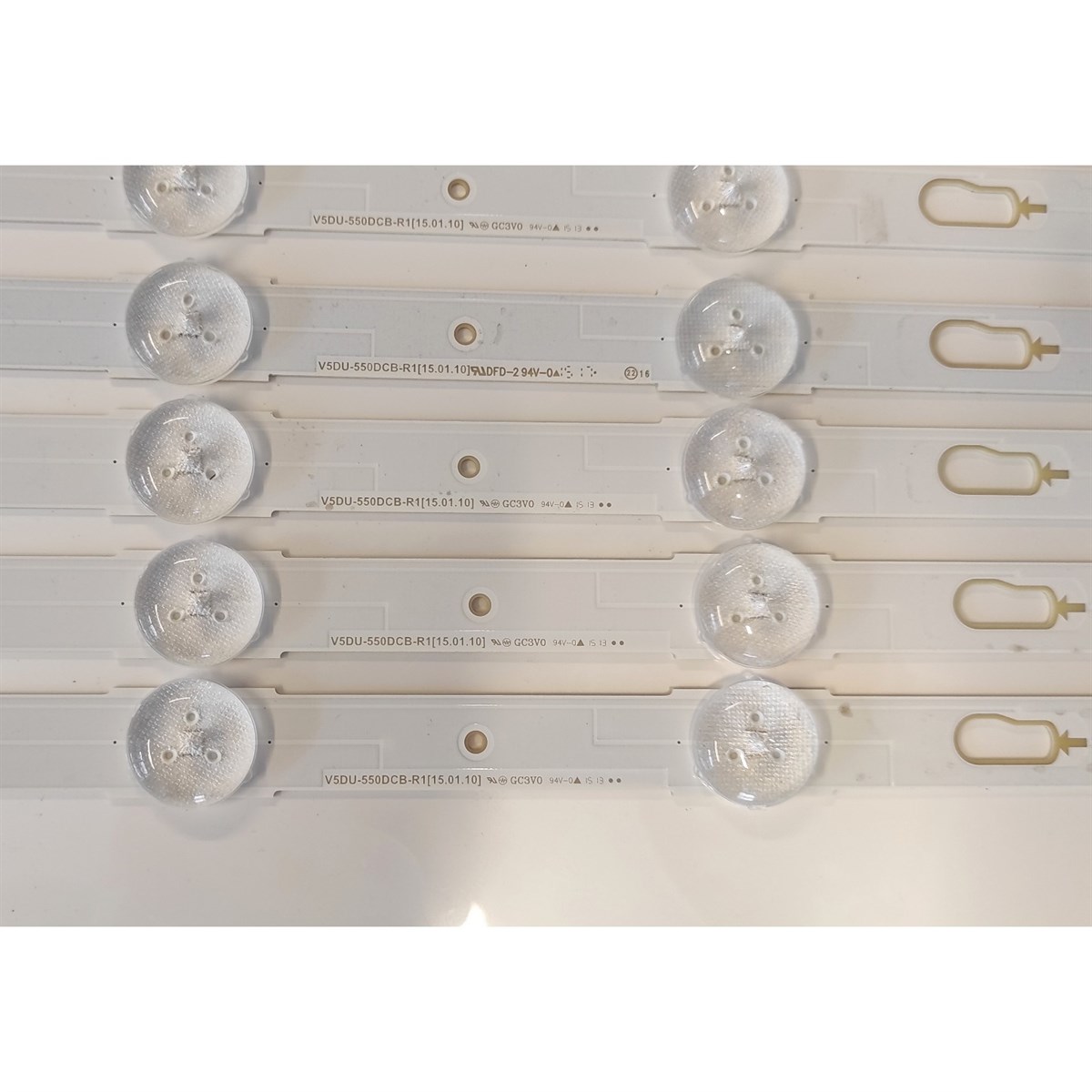 SAMSUNG UE55JU6570U ORJINAL LED BAR TAKIM, V5DU-550DCA-R1, V5DU-550DCB-R1