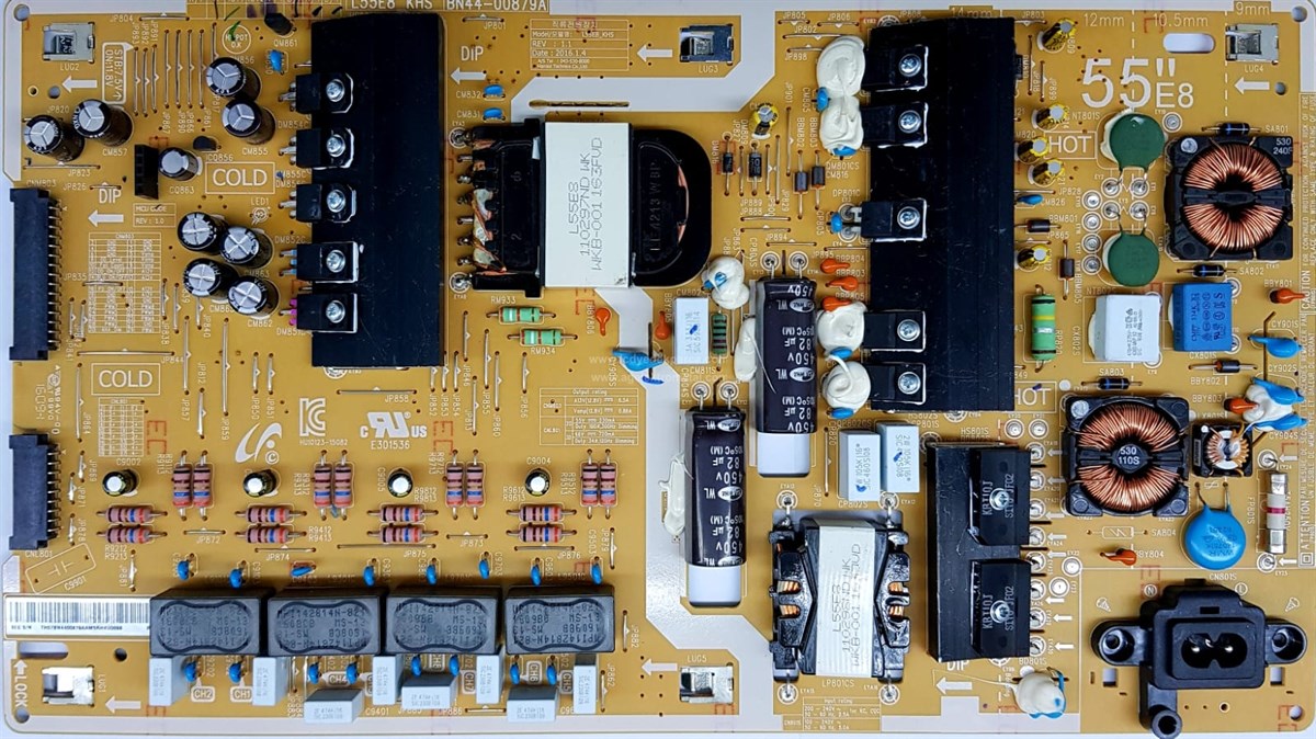 SAMSUNG UE55KS9500T BESLEME KARTI, BN44-00879A, L55E8 KHS