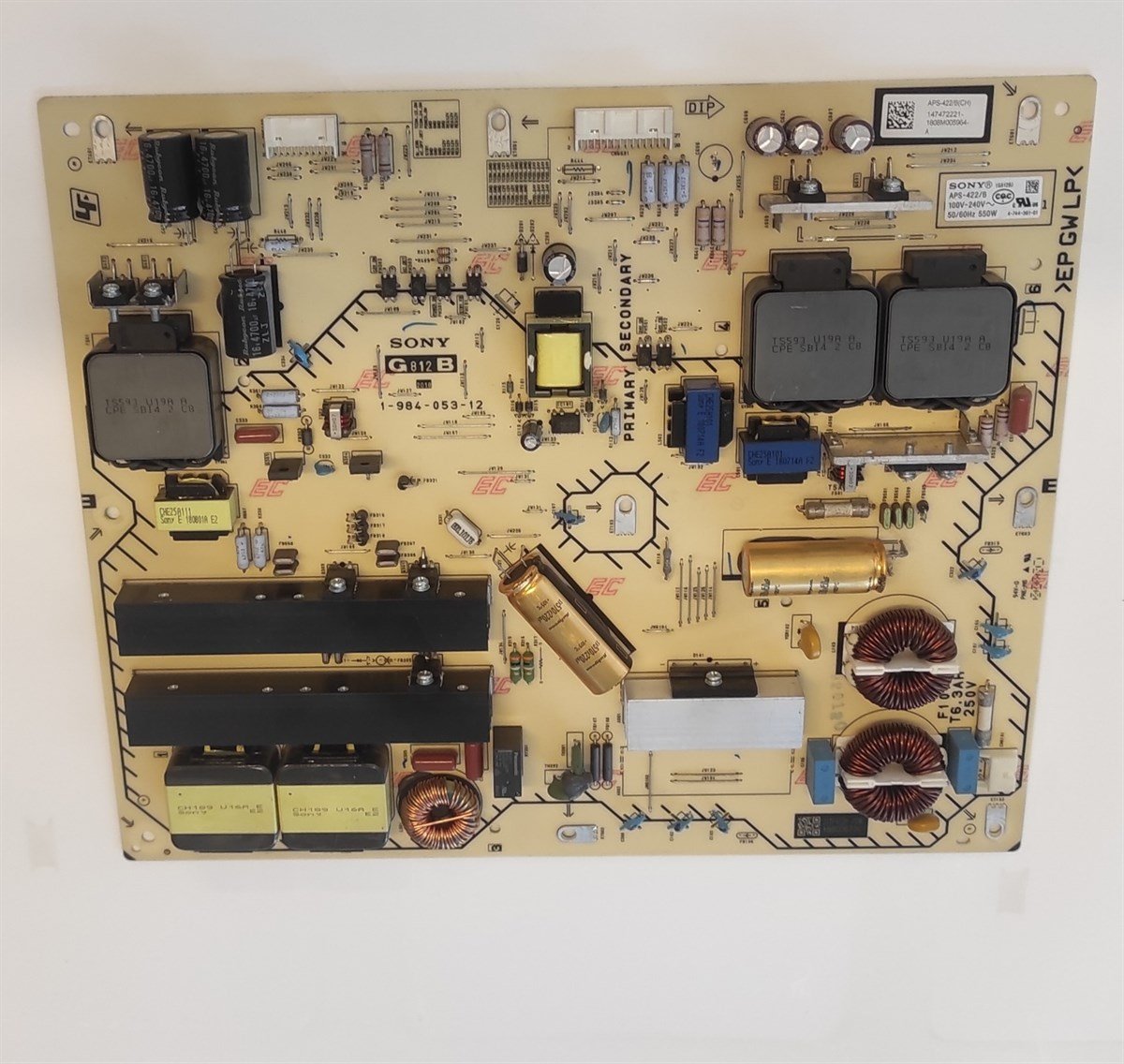 SONY KD-55AF8 BESLEME POWERBOARD, 1-984-053-12, APS-422/B