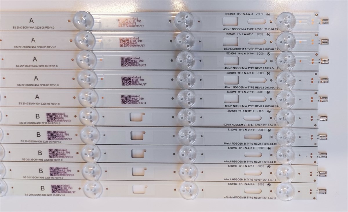SONY KDL-40W605B KDL-40R485B LED BAR 2013SONY40A