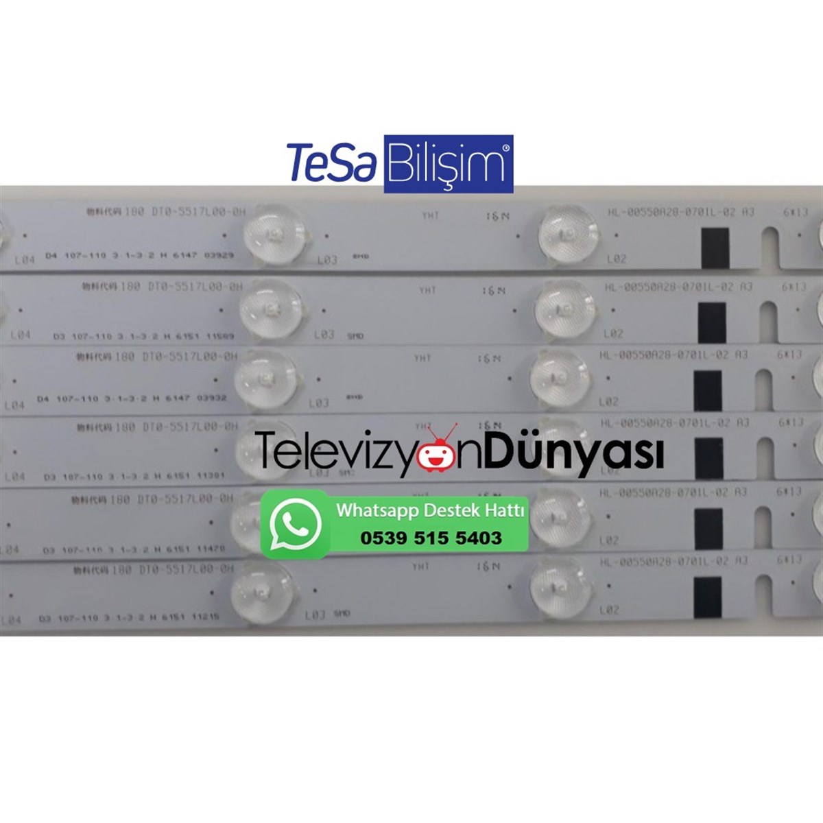 SUNNY SN055LSV59-AMF LED BAR HL-00550A28-0701L-02 A3 HL-00550A28-0801R-02 A3