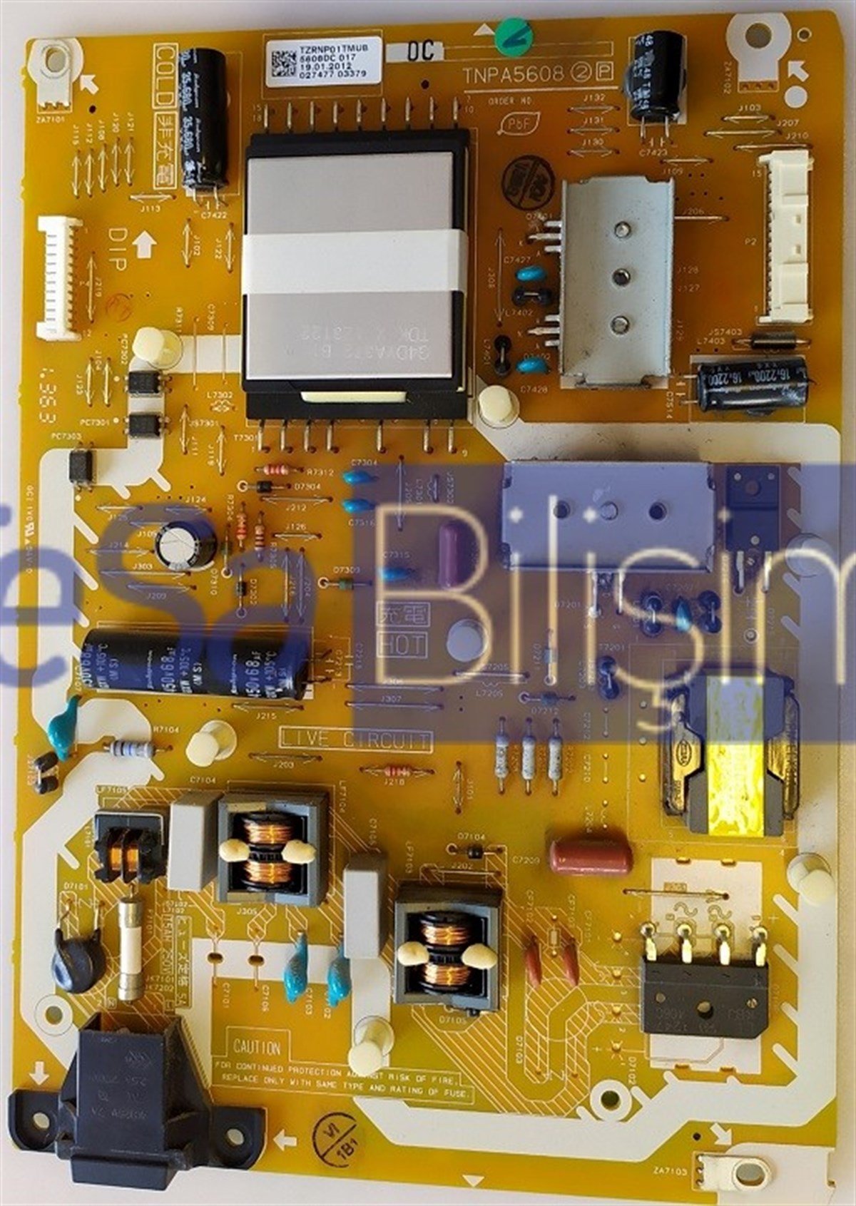 TNPA5608 TXN/P10TMUB PANASONIC TX-L42ET5E BESLEME KARTI