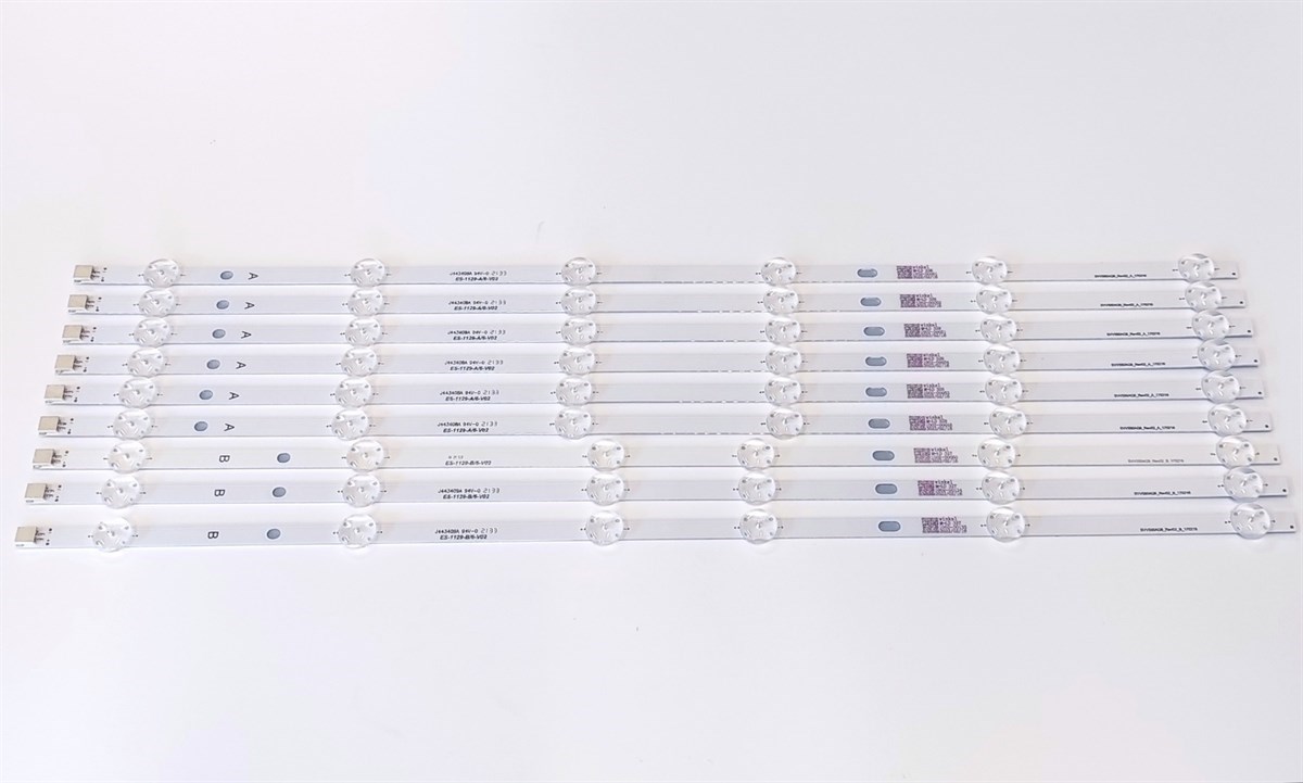 Vestel 55U9401 LED BAR, KORE ÜRETİMİ, VES550QNYL-2D-N01, JL.D55061330-078AS-M_V01 