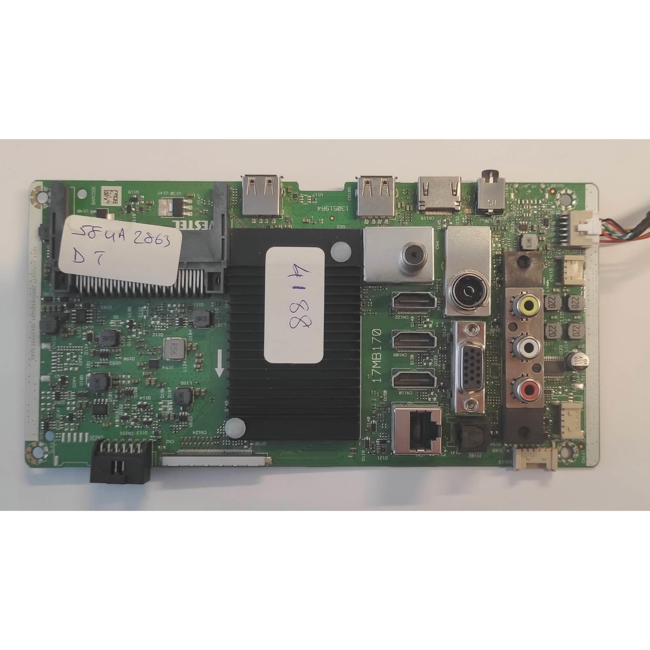 Toshiba 58UA2863DT Anakart, 23722277, 10131775, 17mb170Toshiba 58UA2863DT Anakart, 23722277, 10131775, 17mb170