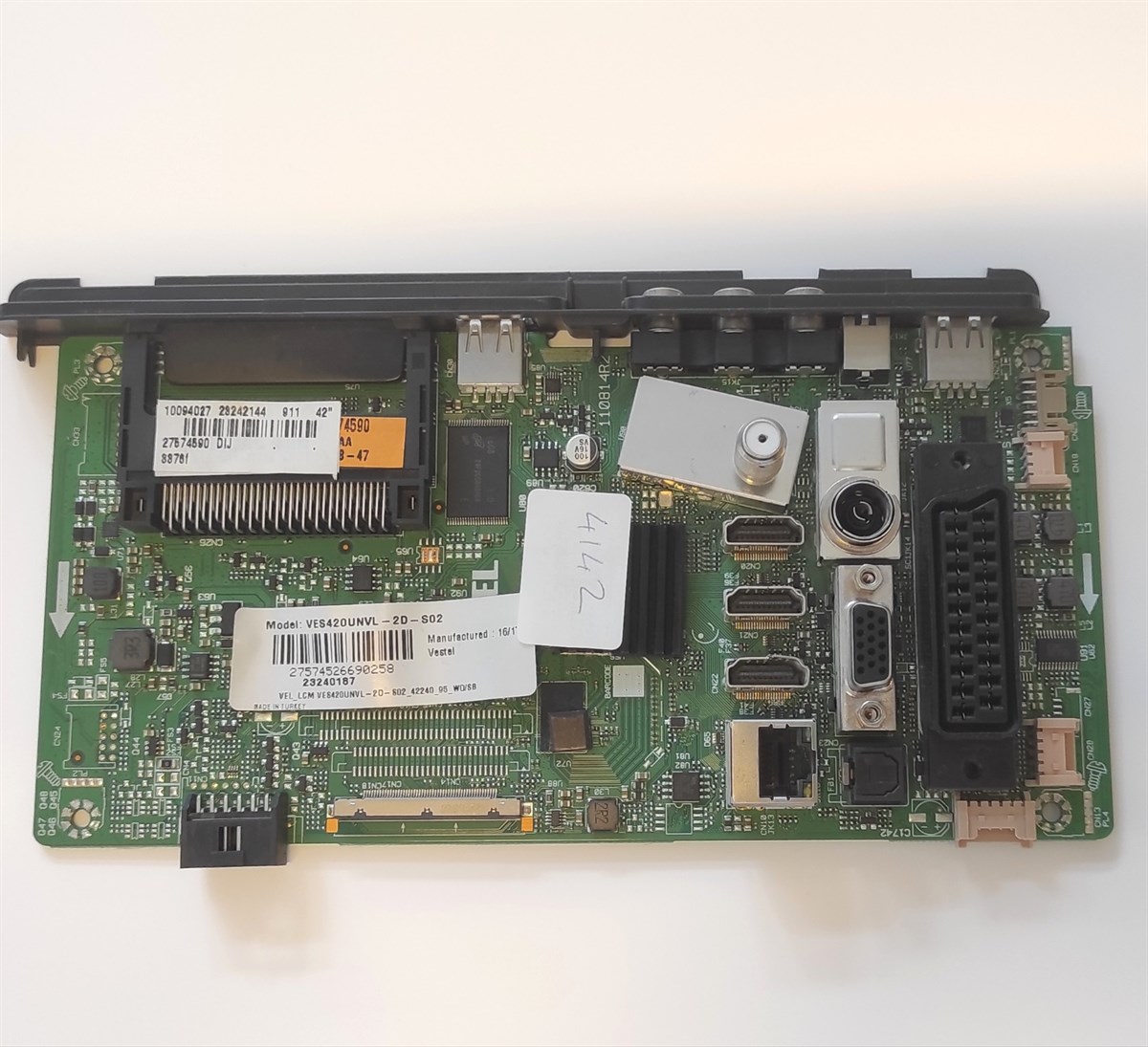 VESTEL 42FA7500 ANAKART, 27574590, 10094027, VES420UNVL-2D-S02 