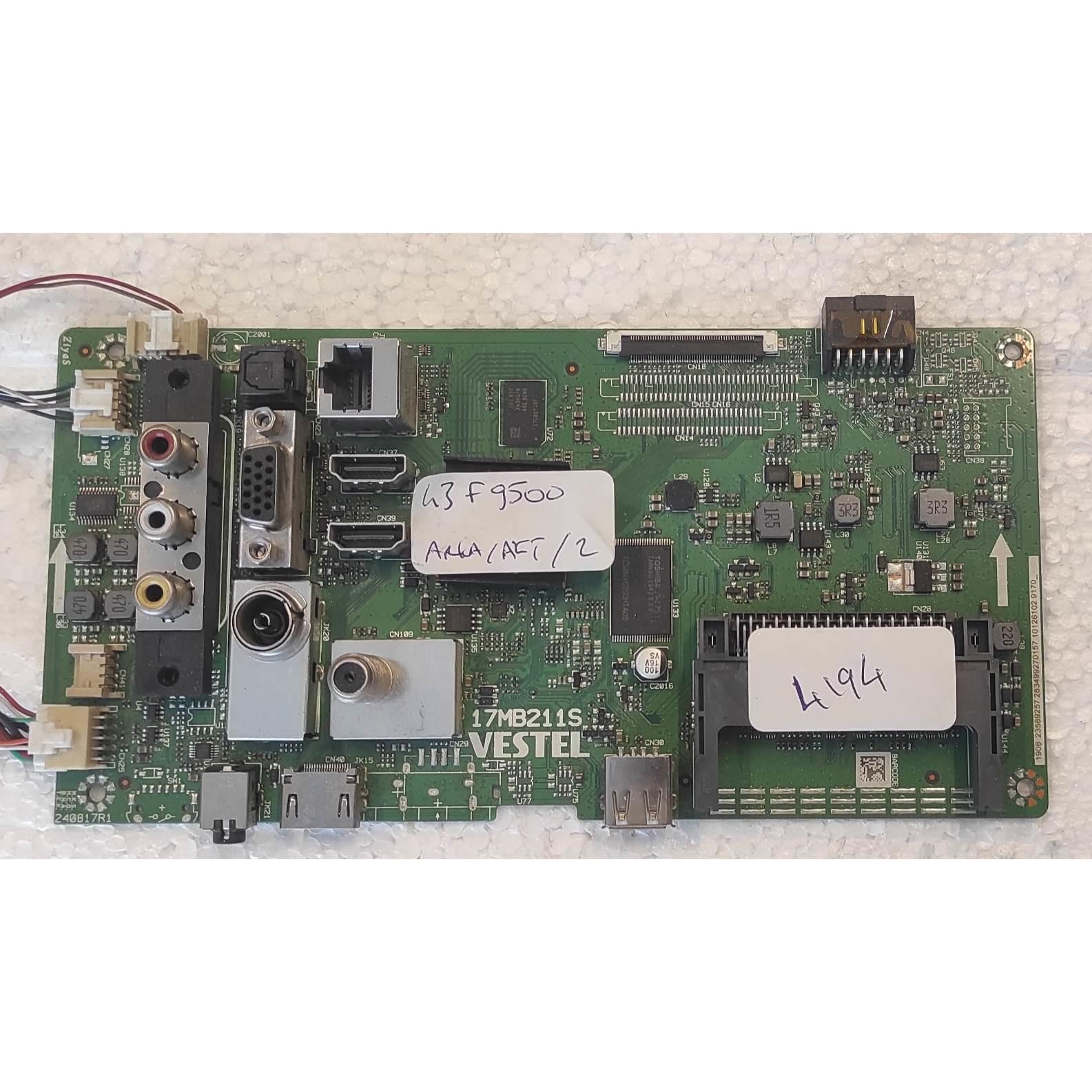Vestel 43f9500 Anakart , 17mb211s , 23589257 , 10126102Vestel 43f9500 Anakart , 17mb211s , 23589257 , 10126102