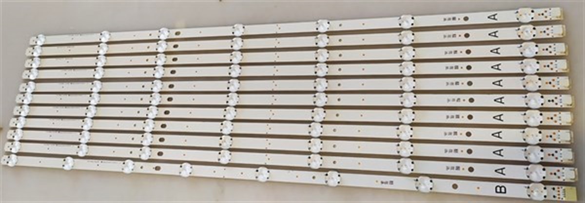 TELEFUNKEN 65TU7040 LED BAR  VESTEL 650LED A-TYPE REV02  VESTEL 650LED B-TYPE