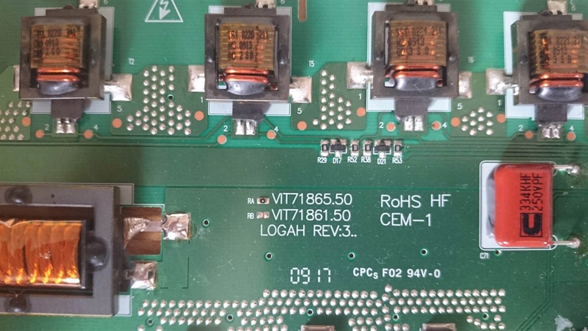VIT1865.50 VIT1861.50 LOGAH REV:3 INVERTER BOARD