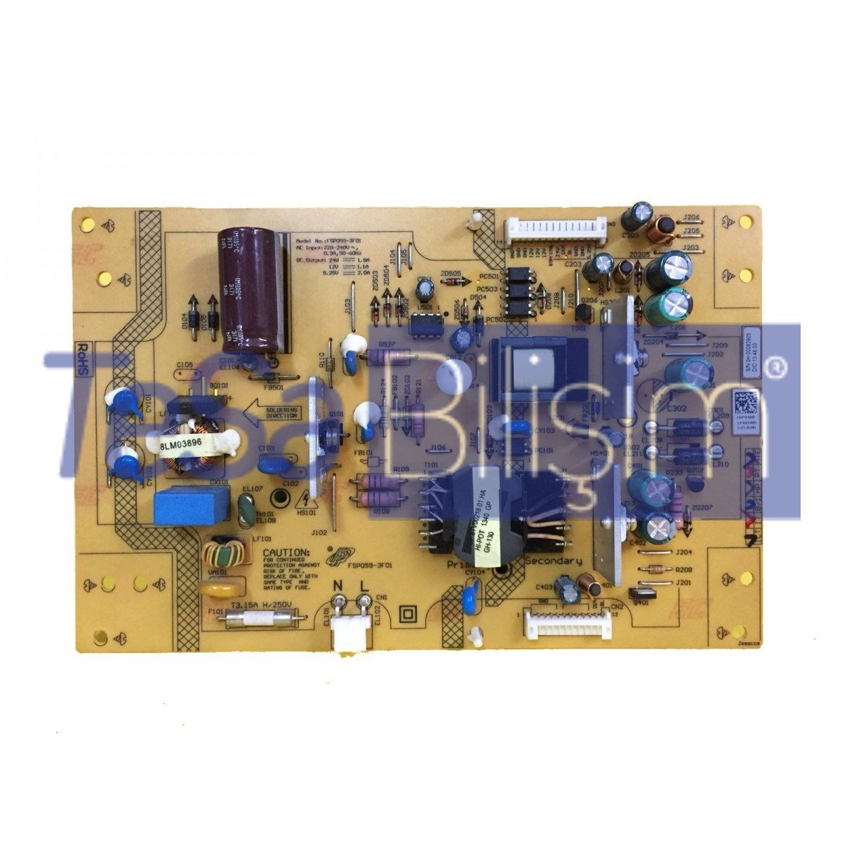 ZDP910R FSP059-3F01 ARÇELİK A32-LB-4310 GRUNDIG G32-LB-M310 BESLEME KARTI