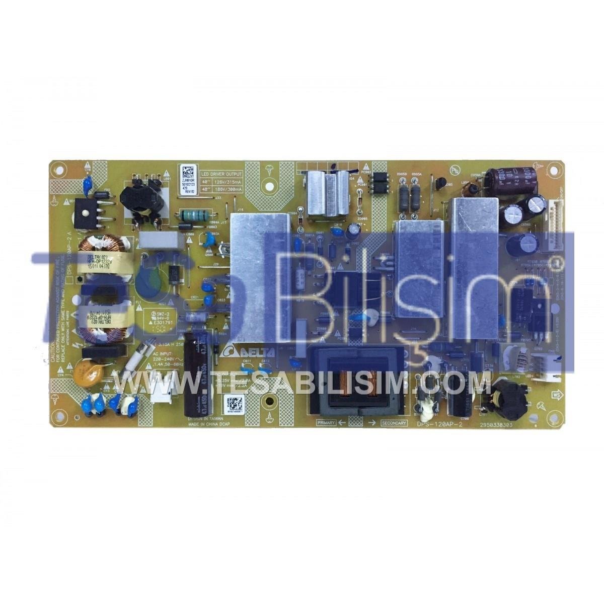 BEKO B48 LB 6436 BESLEME KARTI, ZJM910R, DPS-120AP-2 A , 2950338303