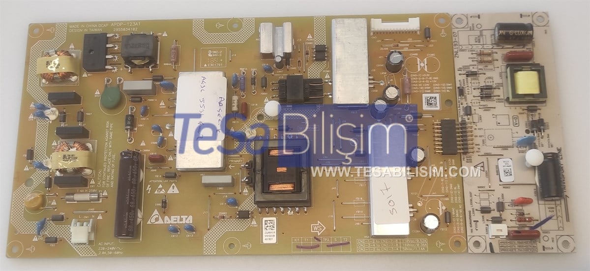 ZQR910R APDP-123A1 2955034102 ZPR120 A43L 5531 4B2 BESLEME KARTI