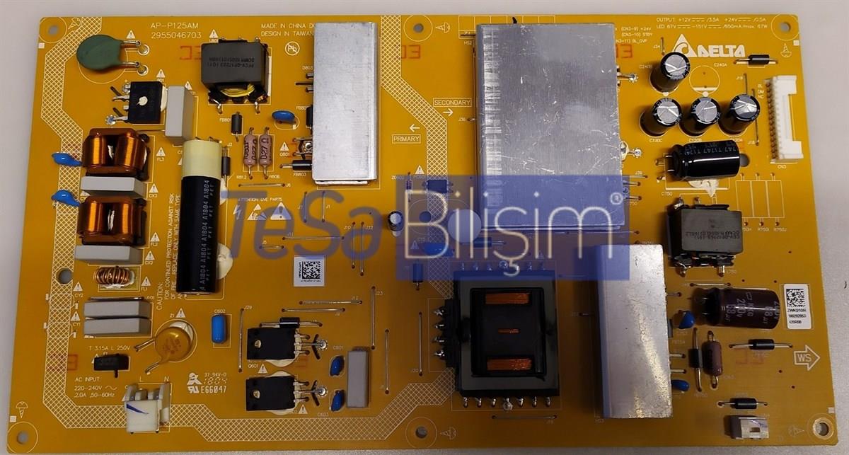 GRUNDIG 43 CLX 7820BP BESLEME KARTI, ZWK910R, AP-P125AM, 2955046703 