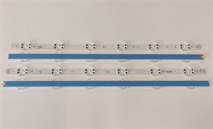LG 49UJ701V LED BAR TAKIM, 49 V17 ART3 2862 REV0.2 LC490DGG FK M4 4