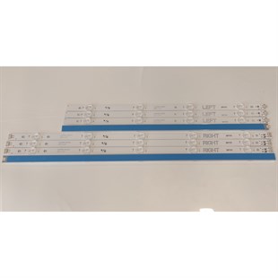 LG 49UK6300 LED BAR TAKIM KORE ÜRETİMİ NC490DUE-AAFX1-41-CA HC490DGG-SL TLB-719X LC49490134B
