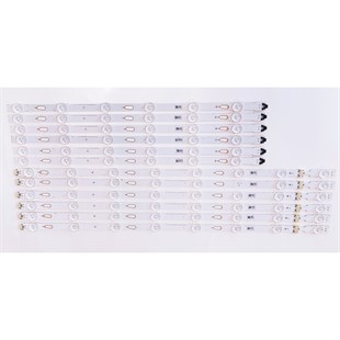 SAMSUNG UE55JU6570U ORJINAL LED BAR TAKIM, V5DU-550DCA-R1, V5DU-550DCB-R1